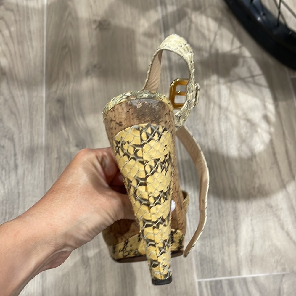 Prada Python Sandals Size 37 - image 4